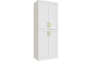 Tall and Spacious Storage Cabinet for Living Rooms and Beyond