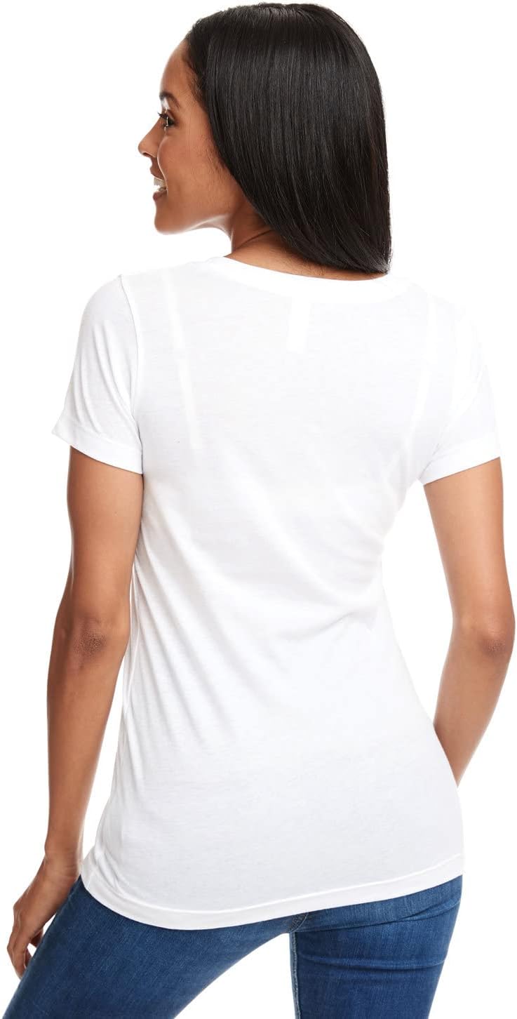 Next Level Womens The Ideal V (1540) -WHITE -M