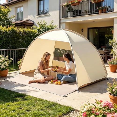 Tienda de campaña de playa de montaje rápido y protección solar UV para pícnic 3