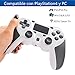 COOLEAD Mando Inalámbrico Playstation4, Controlador Inalámbrico Bluetooth para Playstation4 DualShock 4 con...