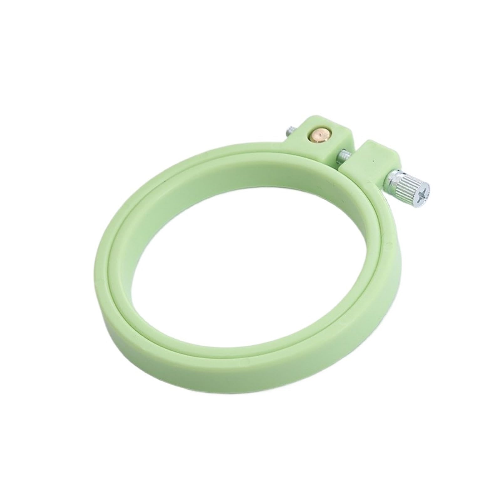 ENSDIEPLS Cross Stitch Hoop Ring, Mini Embroidery Hoop 7cm Round Plastic Cross Stitch Hoop Frame Rings for DIY Sewing(Color 1)