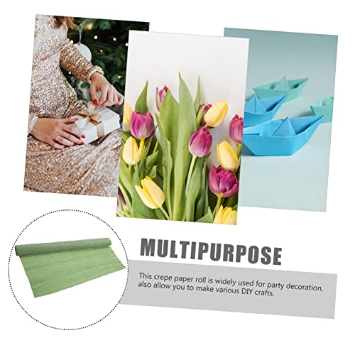 Coheali 5 Rolls Cake Decor Wedding Sets Pink Floral Wrapping Paper Crepe Paper Floral Crepe Paper Double Sided Crepe Paper For Flower Making Crepe Paper Set Craft Paper Ribbon Origami Fold #TOP4