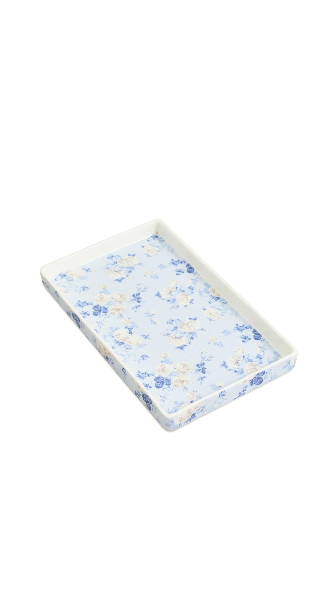 LOVESHACKFANCY Women's Evaline Porcelain Freagrance Tray, Whisper Blue, One Size