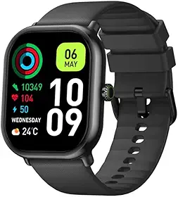 Zeblaze GTS 3 Pro Voice Calling Smart Watch Ultra-big HD AMOLED Screen Fitness Tracking Smartwatch for Men Women (preto)