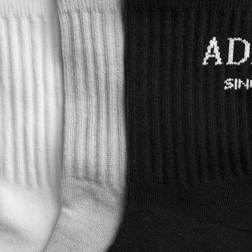 Image of adidas Cushioned Sport High Quarter Socks 3-Pairs Durable & Comfortable