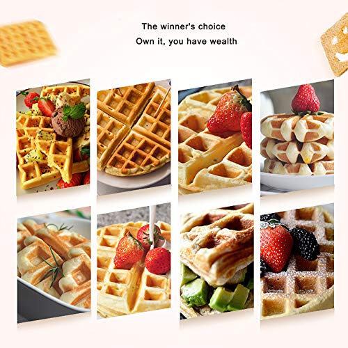 Kommerzielle Waffeleisen Maschine Antihaft-Muffin Waffelofen Edelstahl Doppelseitige Heizung Timing-Funktion Home… – Bild 3