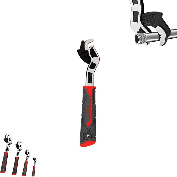 DSBYKJ 1-Piece 8 Inch Universal Adjustable Wrench, 15-25 mm Self-Locking Quick-Release Wrench, Multi-Functional Tool, Suitable for Pipe Maintenance
