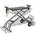 POWERTEC Miter Saw Stand, 440lbs Load Capacity with Adjustable Height and Roller Mounting Bars, Super Grip 8-Inch Rubber Wheels, Heavy Duty Folding Stand (MT4005)