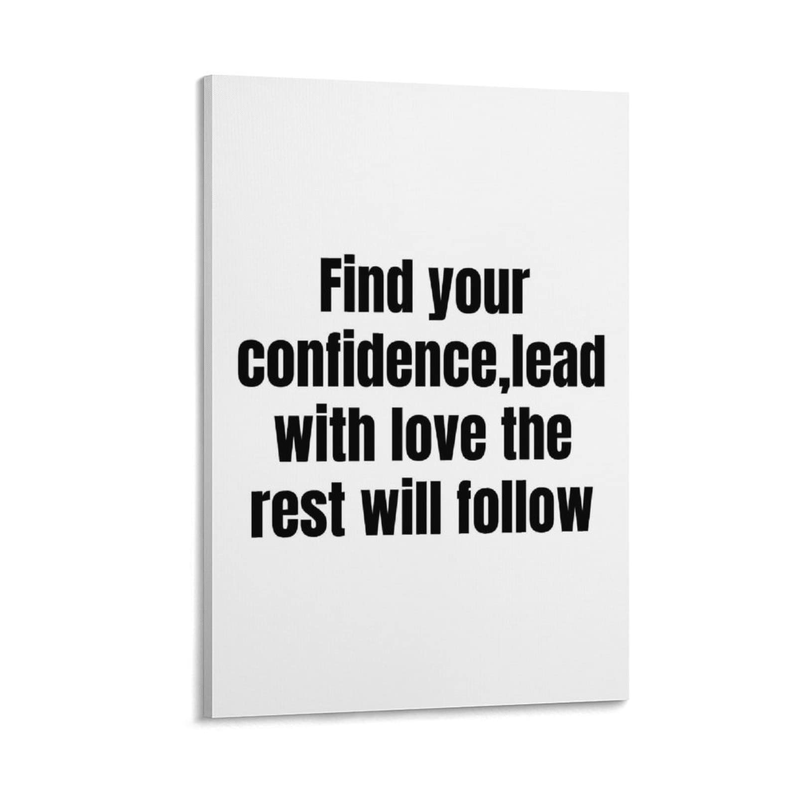 Inspirational Quotes Poster Black And White Canvas Art Poster And Wall Art Picture Print Modern Family Bedroom Decor Posters 08x12inch(20x30cm)