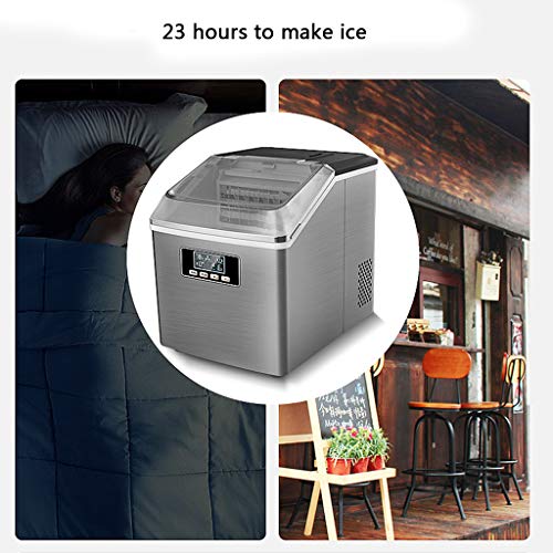 Ice Maker Kommerzielle kleine Home Bar Quadratische Eiswürfelmaschine - Einzelne Eisausgabezeit 12~20 Minuten, Einzelne… – Bild 7