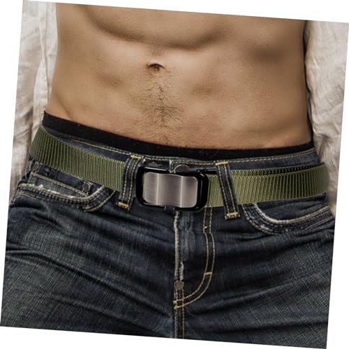 Men's Nylon Belt Casual Waistband for Jeans Breathable and Lightweight for Daily and Formal Wear Durable Buckle for Outdoor Adventures4