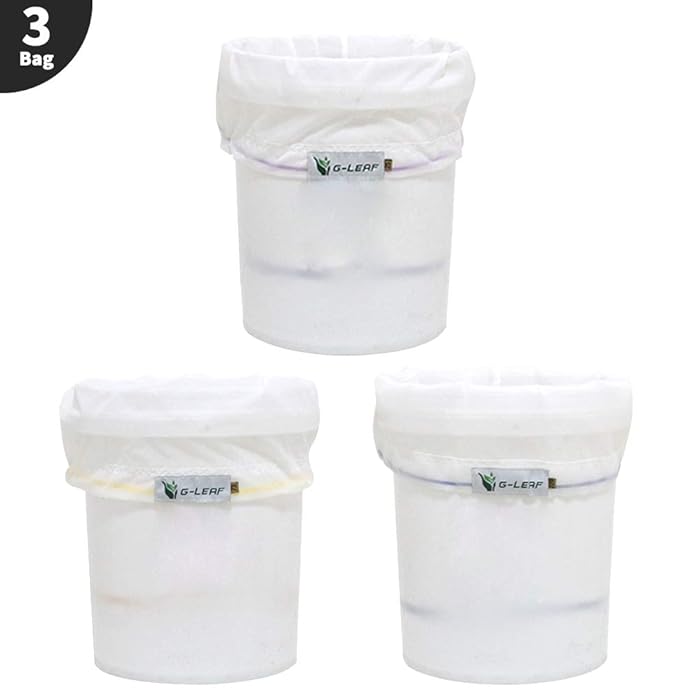 Buy GLEAF All Mesh Bubble Hash Bag,5 Gallon 3 Bag Herbal Ice Bubble