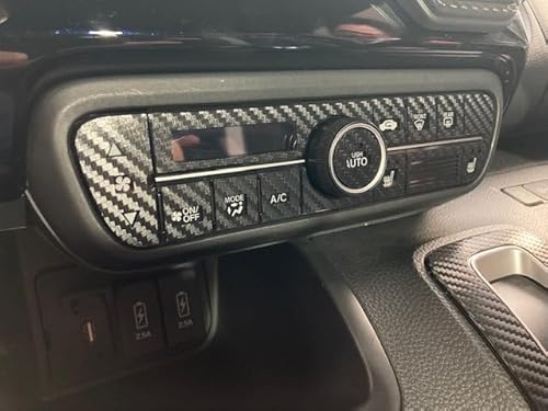 N-BOX/N-BOXカスタムJF3/4(前期/後期)専用 エアコンスイッチカット済みシート カーボン選べる柄カラー 内装 アクセサリーパーツ N-ONE/N-WGN (4Dカーボンブラック)