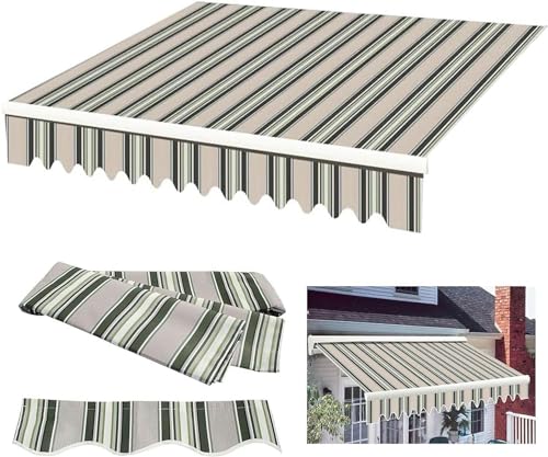 Auvent de terrasse contre la chaleur et la pluie bâche polyester - 2