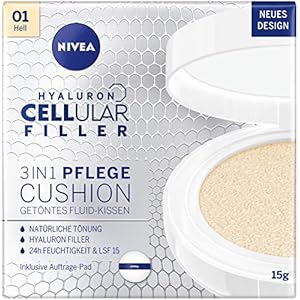 Nivea 3-In-1 Anti-Aging Verzorgingskussen, Voor Natuurlijke Kleuring En Vocht, Voor Lichte Huidtypes, 15 g