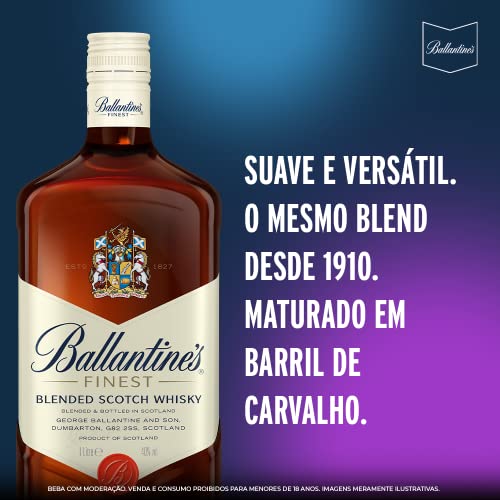 Ballantine's Whisky Finest Blended Escocês - 1 Litro