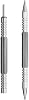 2PCS Dual Head Nail Setter and Hinge Pin Punch Set, 332 & 116 Hammerless Spring Loaded Nail Punch Tool Spring Nail Set 5000 PSI Striking Force Hinge Pin Removal Tool for Metal or Wood