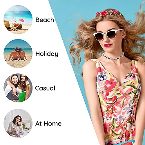 Upsera Seashell Necklace Summer Jewelry – Modern Choker Necklace For Women – Natural Cowrie Shells And Premium Rope – Adjustable Length Beach Necklaces For Men And Women - Black 15 To 28” #TOP5