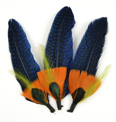 Touch of Nature 38713 Feather Pick, 5-1/2-Inch, Sienna/Blue/Olive