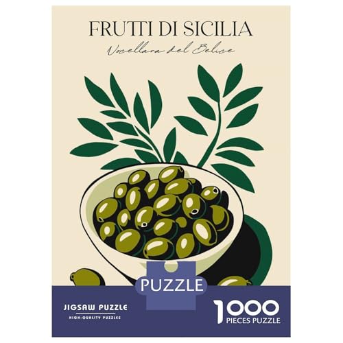 Rompecabezas De 1000 Piezas para Adultos Nocellara del Belice Rompecabezas para Adultos Juguetes Antiestrés Análisis Y Lógica Desafiante De Completar 52x38cm/1000pcs Rompecabezas De 1000 Piezas para Adultos Nocellara del Belice Rompecabezas para Adultos Juguetes Antiestrés Análisis Y Lógica Desafiante De Completar 52x38cm/1000pcs