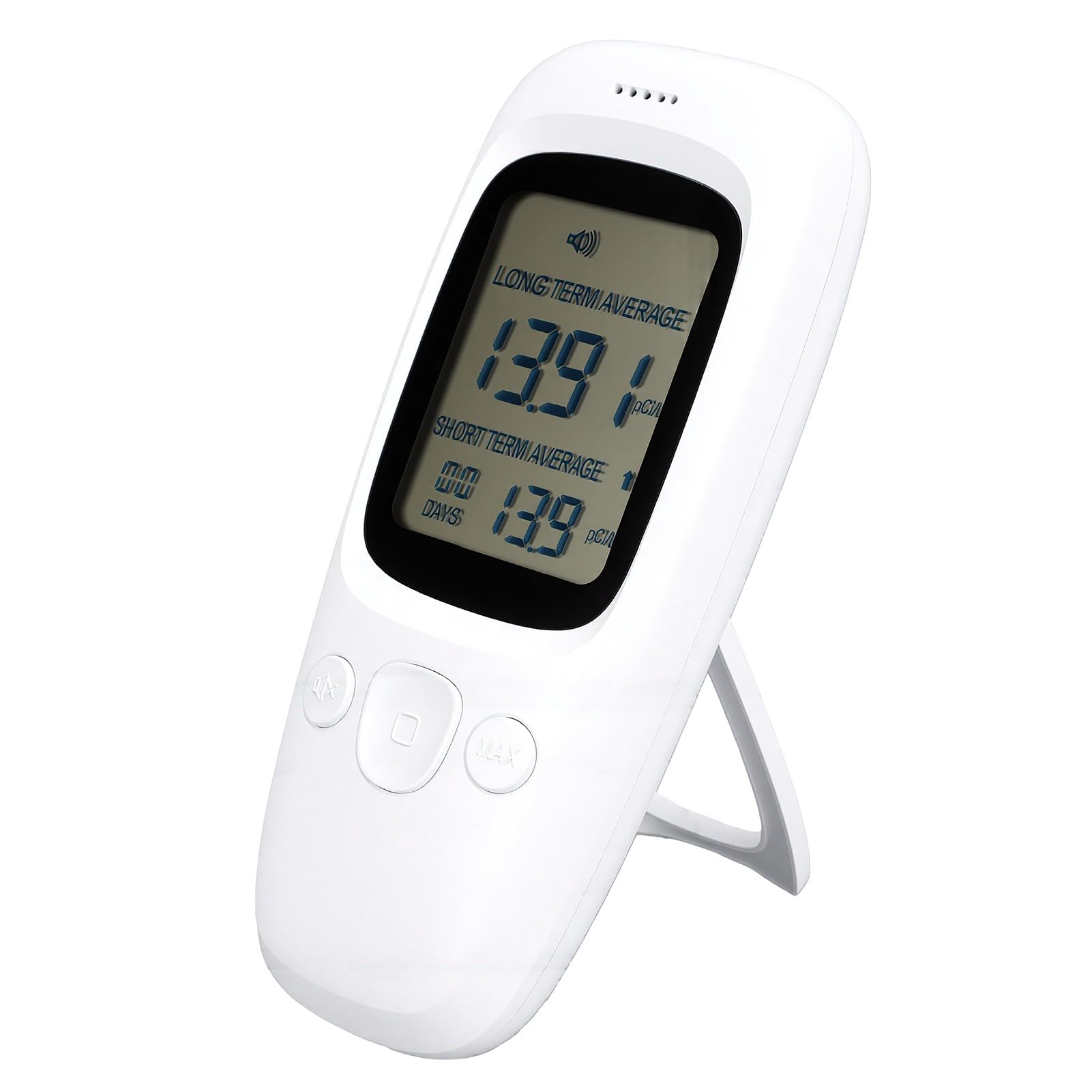 Luocute Rilevatore Portatile di Radon, Monitor a Doppia modalità, 0-270 PCi/L, for Monitoraggio della qualità Dell Aria in Ambienti Interni