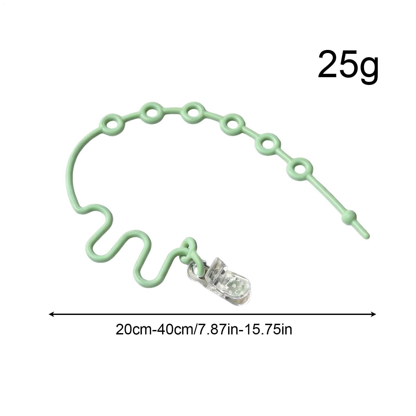 Toy Safety Straps - Silicone Secure Safe Lightweight Adjustable | High Chair Stroller Toy Strap,for Travel Cribs Bags Bottle Teether Pacifier — view 5