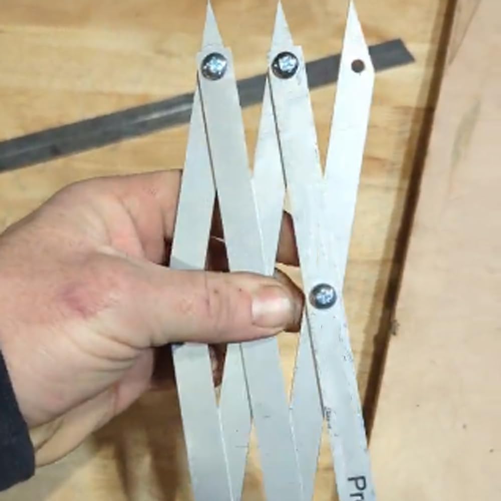 Picket Master Pro – Cercacenti A 3 Punti In Acciaio Inox, Per Legno E Saldatura, Da 2.5 A 33 Cm