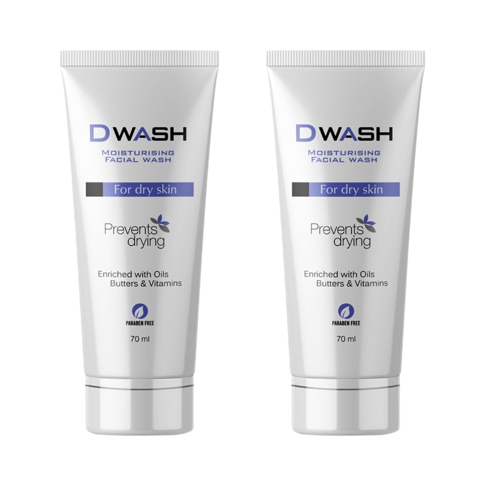 Dwash Creamy Moisturising Face Wash-70ml Pack Of 2