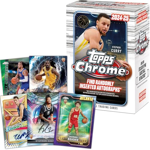 2024-25 Topps Chrome Basketball – Factory Sealed – Value Box