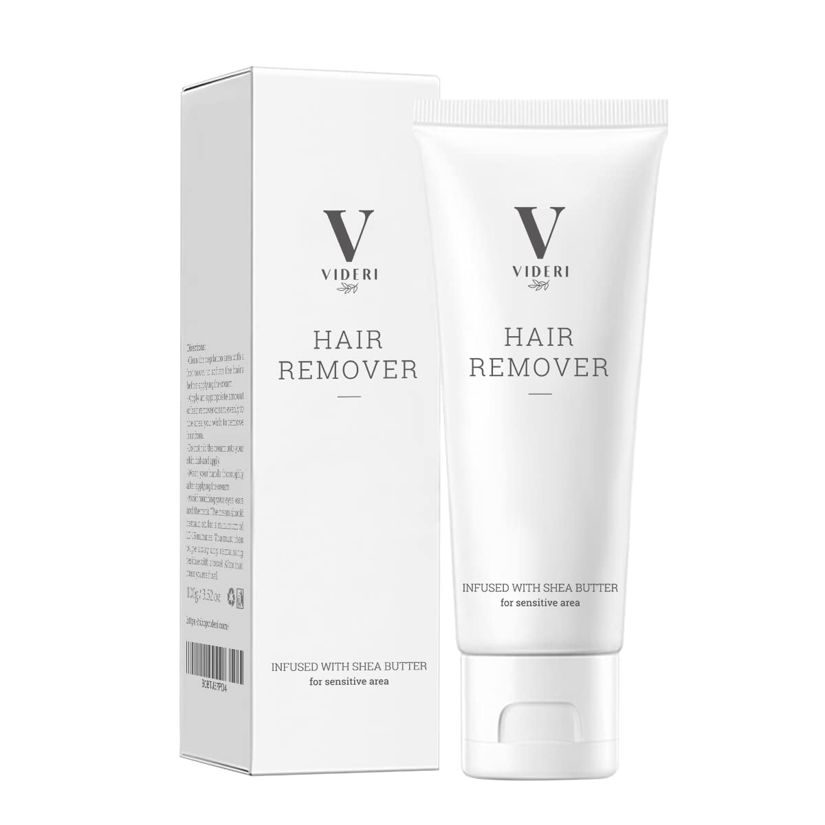 (EXP 02/14/2026) Hair Removal Cream for Men and Women, Soothing Depilatory For Pubic Hair, Private Parts and Bikini Area. Painless Hair Remover for Sensitive Skin. Shea Butter, Rosemary and Jojoba Seed Oil.