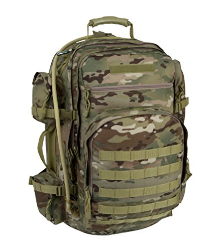 Mercury Tactical Gear Code Alpha Campaign Recon Backpack With 3l Hydrapak Hydration System, Multicam, One Size