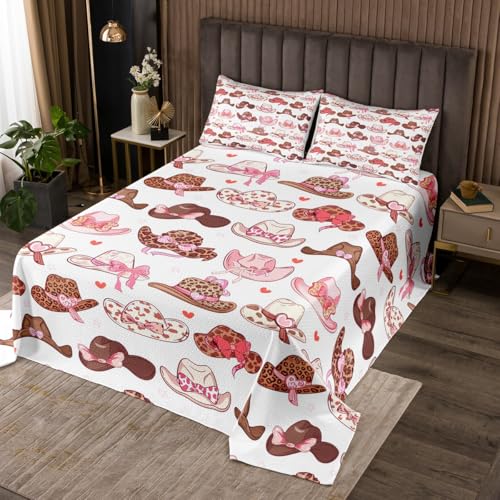 Homemissing Western Decor - Juego de colcha acolchada para niños, adolescentes, diseño de vaquero del salvaje oeste, tamaño individual, transpirable, estilo vaquero rodeo, decoración de habitación