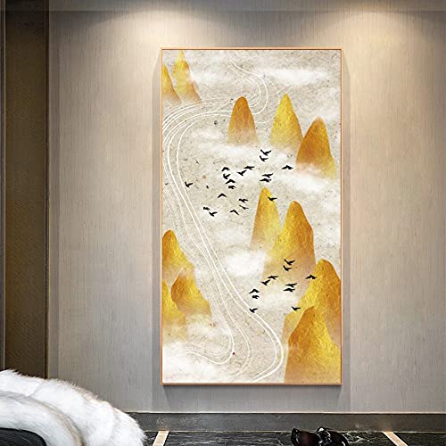 Kits Diamant Peinture Mosaïque Montagne Adulte - Grand Format 80x180cm