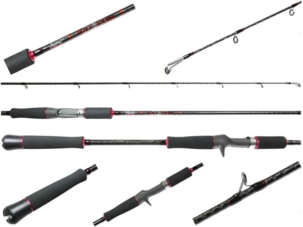 JIGGING WORLD Black Widow Conventional Fishing Rod