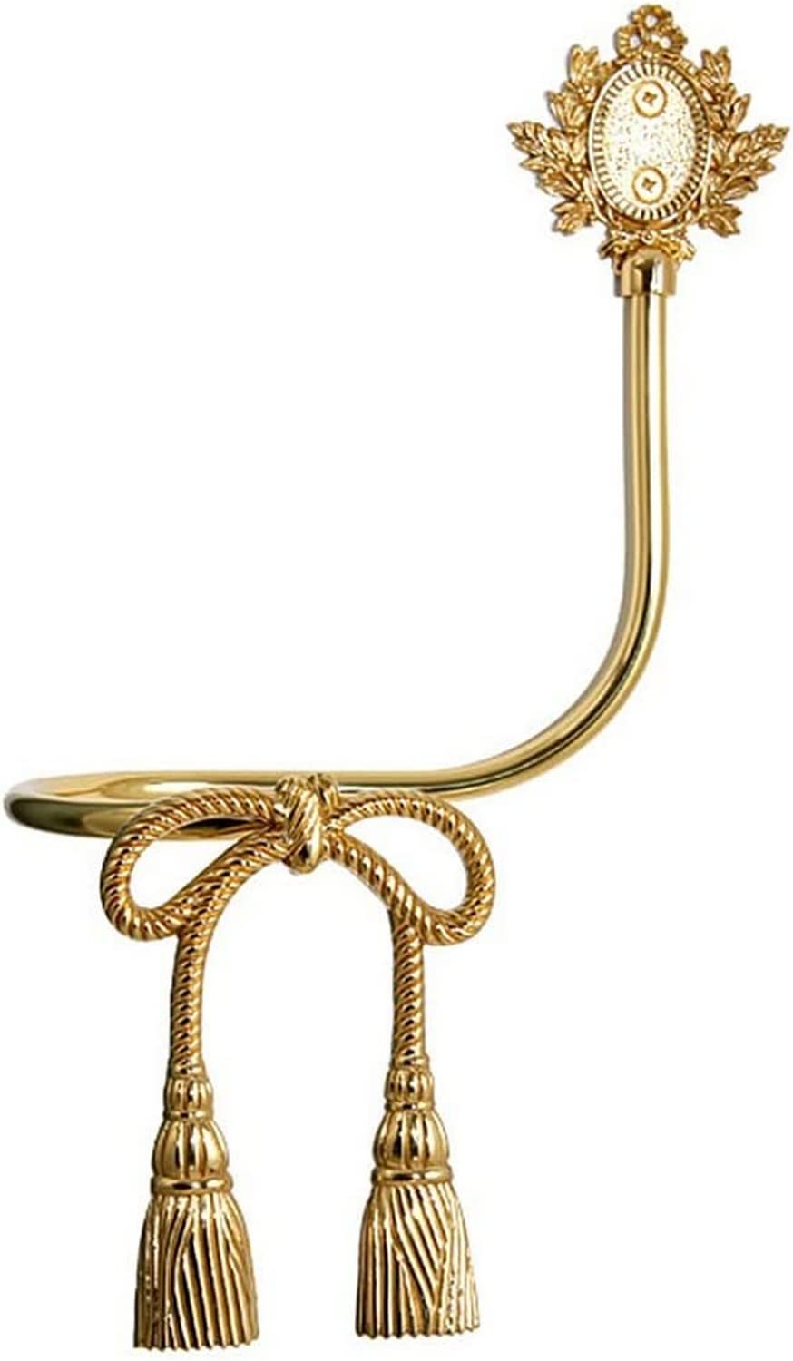 Embrasses de Rideaux, Supports de Rideaux, Attaches de Rideaux, Corde de Chanvre, nœud décoratif, embrasses de Rideaux, Crochet de Rideau en Laiton, embrasses de draperie,Brass-Right 1 pc