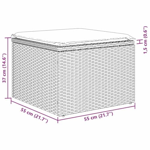 Canapé de jardin résistant aux intempéries modulable gris avec coussins de terrasse