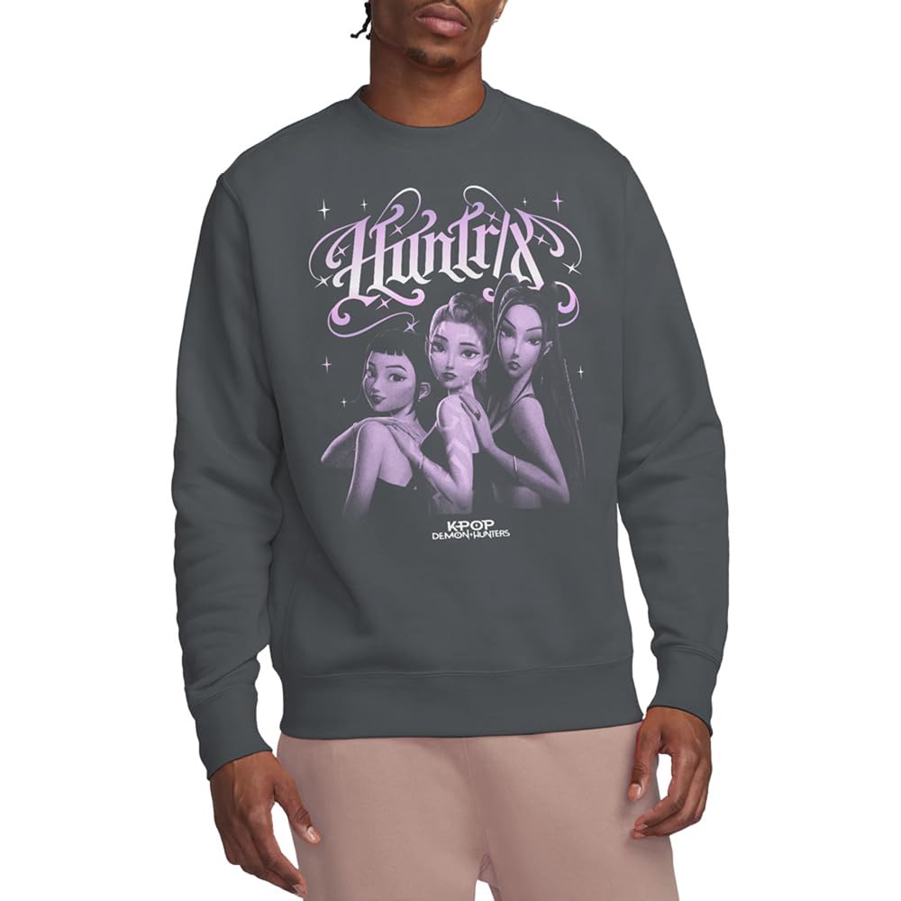 Netflix Kpop Demon Hunters Sweatshirt - Charcoal - XL