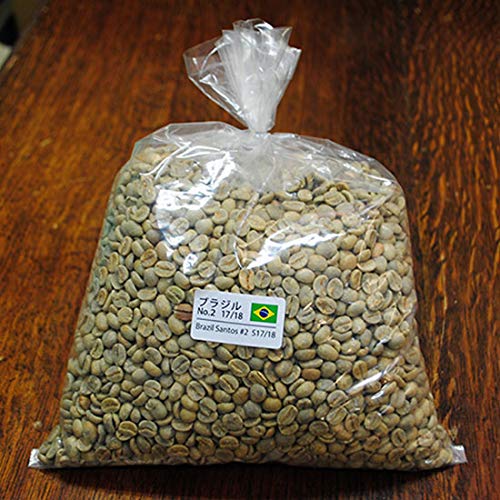 Amazon | 松屋珈琲 コーヒー生豆 ブラジル サントス No.2 17/18 (1kg袋