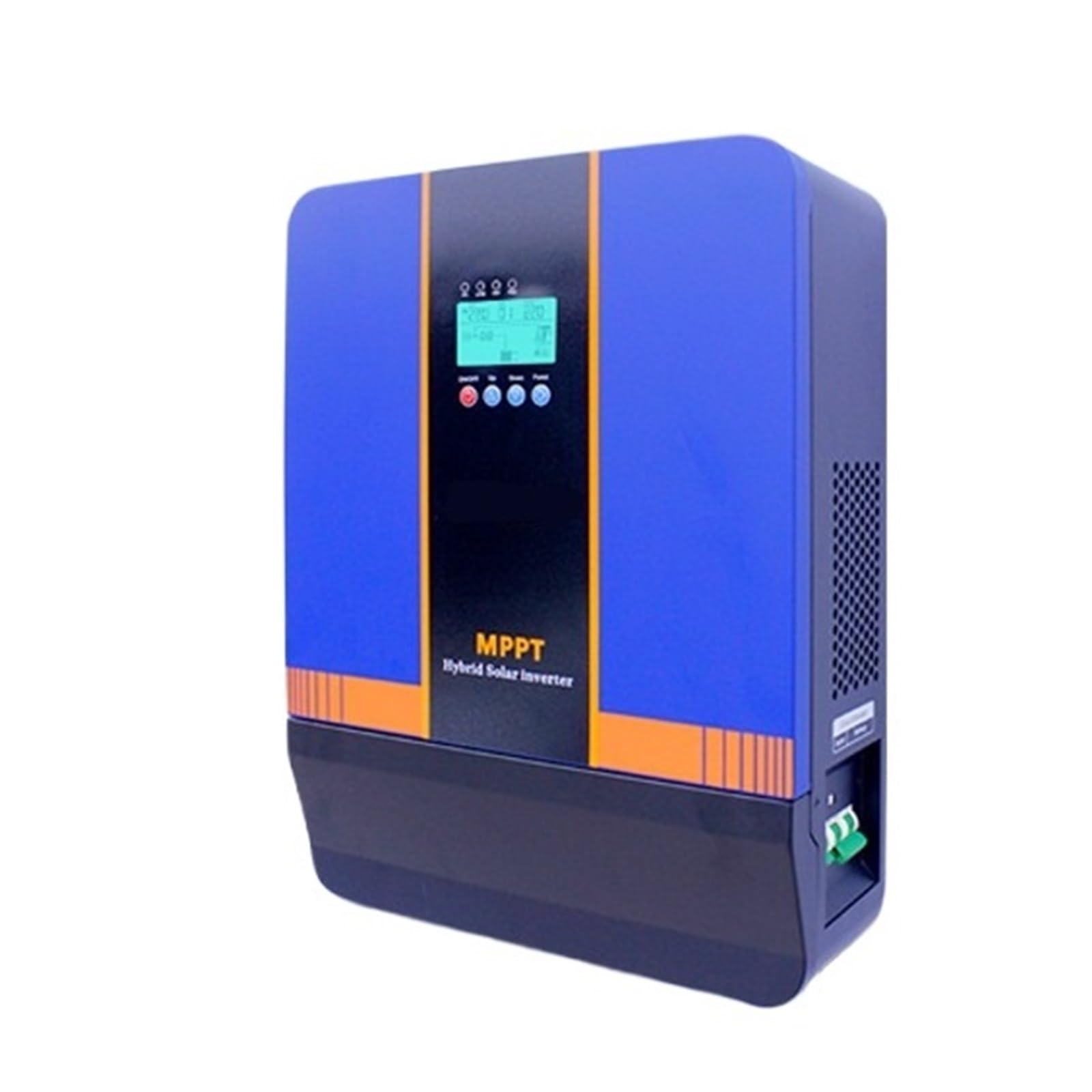 Inverter ibrido collegato alla rete/fuori rete, inverter fotovoltaico a onda sinusoidale pura MPPT integrato(6000W/48VDC/220VAC/PV-100A)