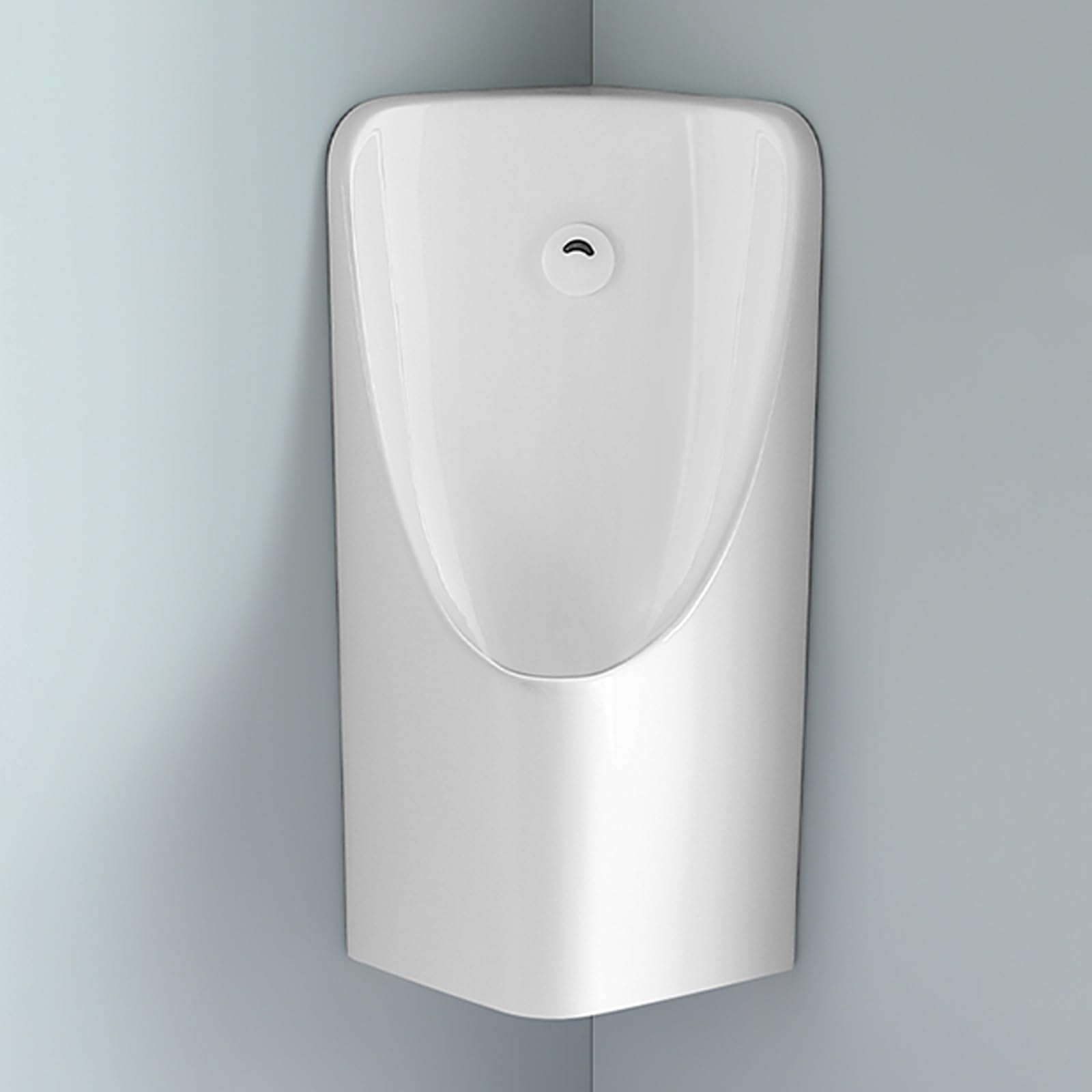 Orinal portátil para hombre, a prueba de fugas, fregadero y grifo incluidos, ideal para bares, hoteles, baños públicos, conveniente solución de inodoro masculino (blanco)