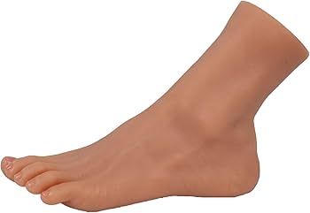 Amazon | Vnmcryシリコン足模型 女モデル人形 4色リアル足マネキン