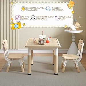 Kidstableandchairstoddlertableandchairsetgraffitidesktopheightadjustabletoddlerdeskwith2seatskidstableandchairsetforages28kidsstudytable Urban Country Home Decor Kids table and chairs toddler table and chair set graffiti desktop height adjustable toddler desk with 2 seats kids table and chair set for ages 2 8 kids study table urban country home decor