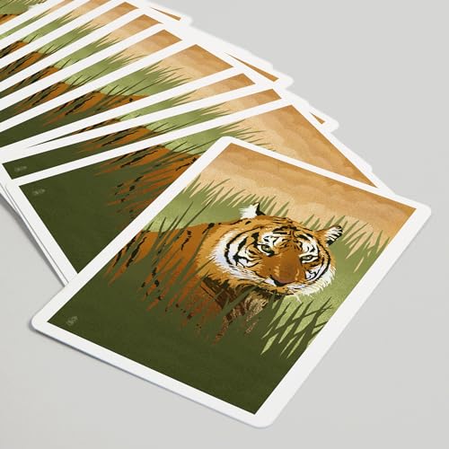 Baraja de Poker Sumatran Tiger 52 Cartas miniatura 5