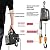 JYXYXSCP Electric Hoist Winch,Portable Electric Hoist Cranes Lift w/Wired & Wireless Remote Control 500kg/1102lbs Capacity (Orange)