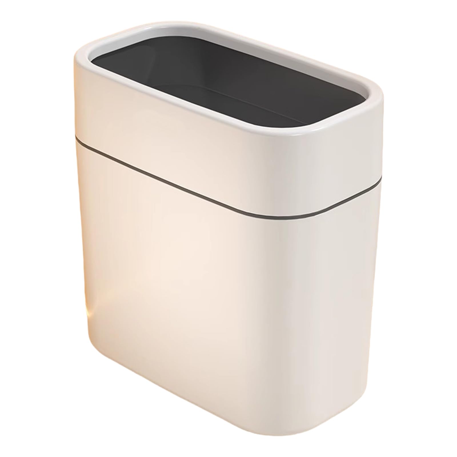 Buxuaaaa Rubbish Bin with Easy Press Functionality Waste Bin Trash Can Perfect for Schools, Offices, and Home Use Lid Garbage