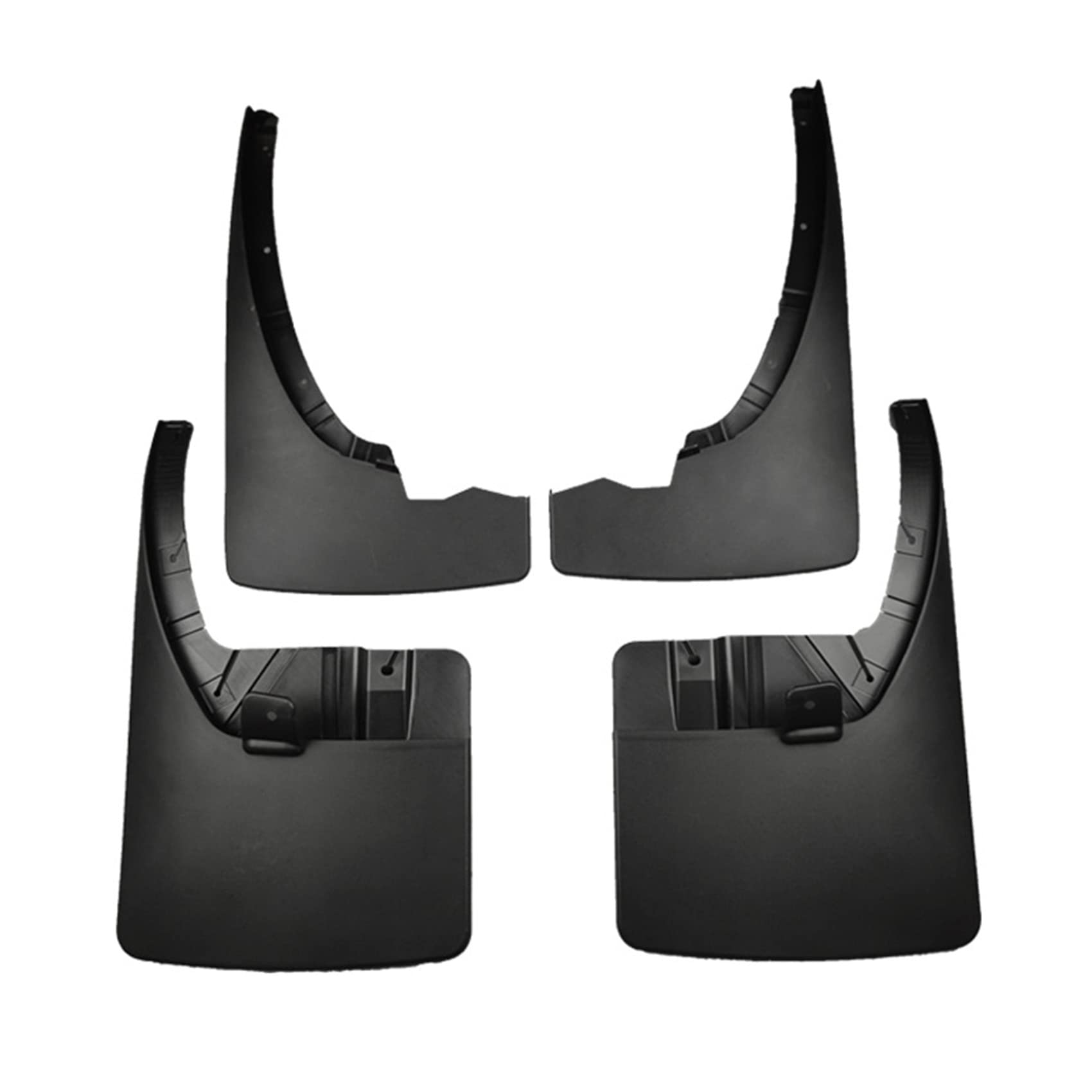 4 Pezzi Set Paraspruzzi Auto Parafanghi Guardia Kit per N-issan Navara Frontier 2017-2021,Anteriore Posteriore Parafango Protezione Car Accessorio Protettivo Decorativo con vite