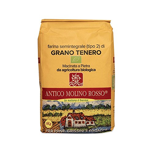 Antico molino rosso, Farina di grano tenero semintegrale bio, 1kg