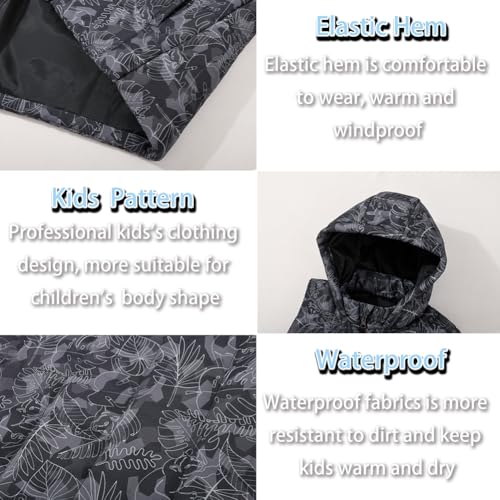 Image of SNOW DREAMS Boys Puffer Vest Hooded Quilted Outwear Sleeveless Jacket Lined Zipper Waistcoat