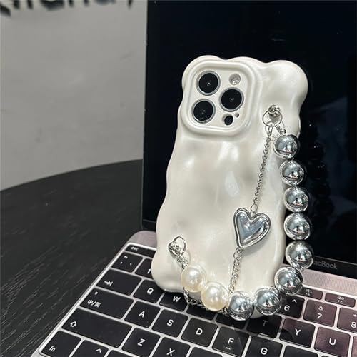 Coque de luxe en perles pour iPhone 14 Pro finition antichoc premium