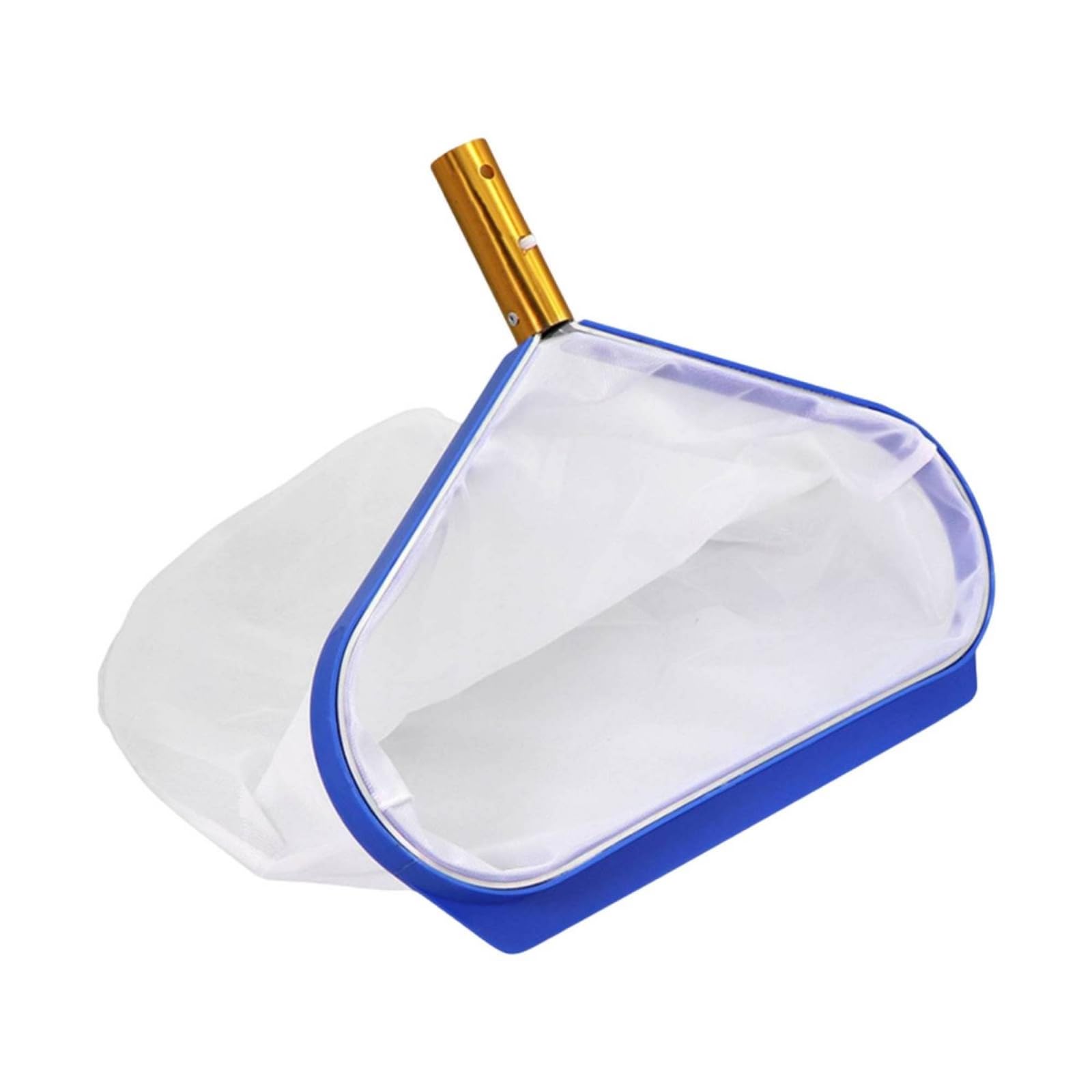 Reinforced Rim Pool Foliage Skimmer Fits Standard Pole Pool Skimmer Net Blue Frame Water Cleaning Gear for Pools, Ponds, Blue Frame White Net | Home & Garden-image-43